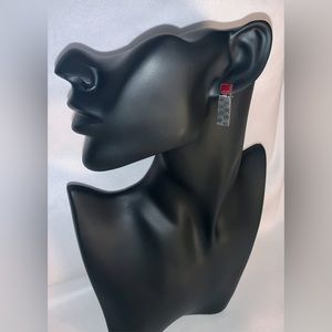 Sterling Silver (925) Jasper Earrings